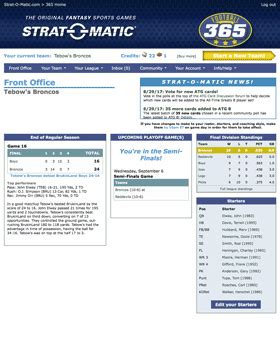 stratomatic 365|strat o matic 365 active teams.